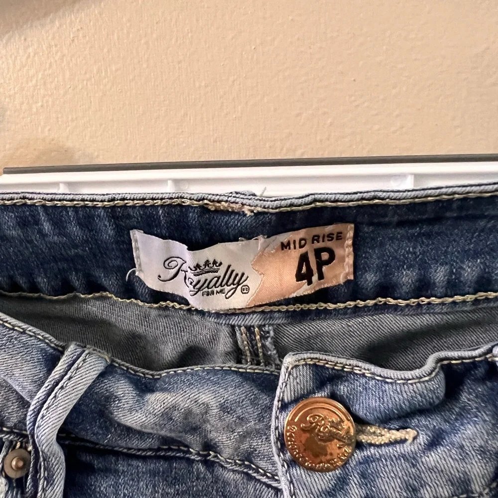 Royalty For Me Light Blue Denim Jeans - Picture 3 of 3